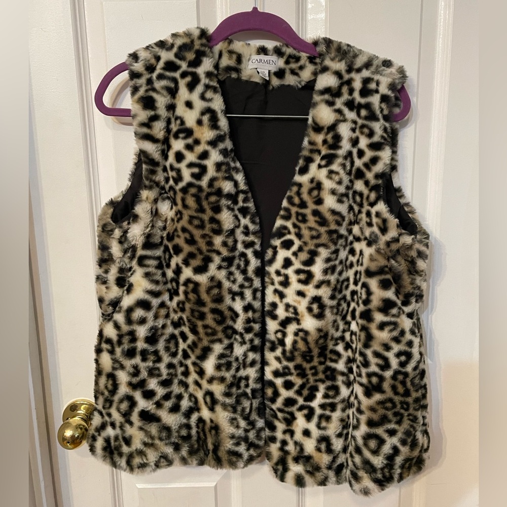 Cheetah fashion vest